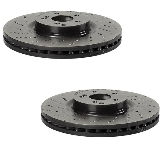 Brembo Brake Pads and Rotors Kit - Front (360mm) (Ceramic)